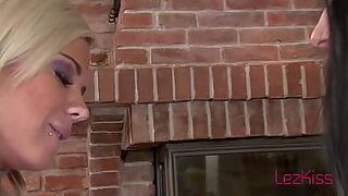 Grandpa kissing teen