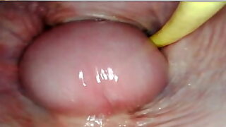 Quicky pussy filled with cum
