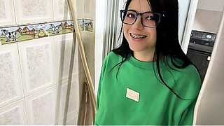 Ice footjob